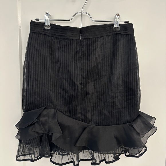 Isabel Marant Silk Blend Ruffle Mini Skirt, Size 38 - Picture 3 of 7